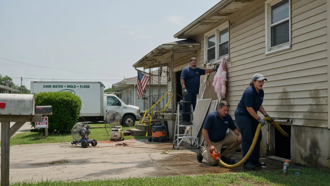 Water Damage Repair in Oakdale, LA near me